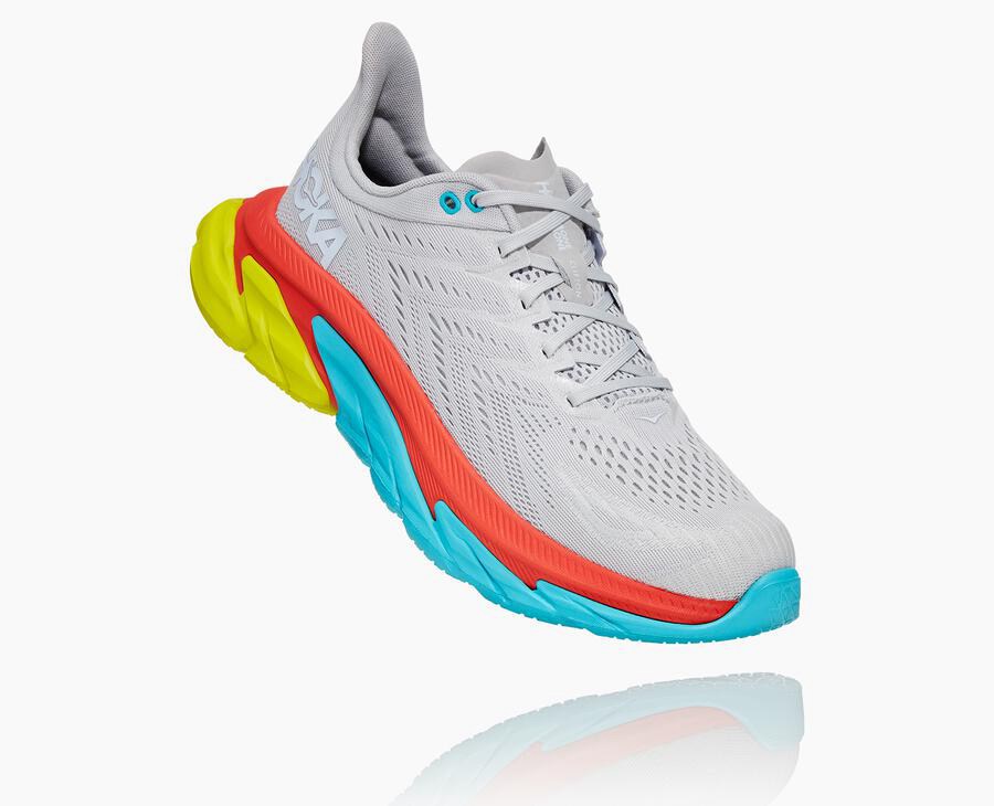 Hoka One One Clifton Edge Löparskor Herr - Grå - GSQCZ-4308